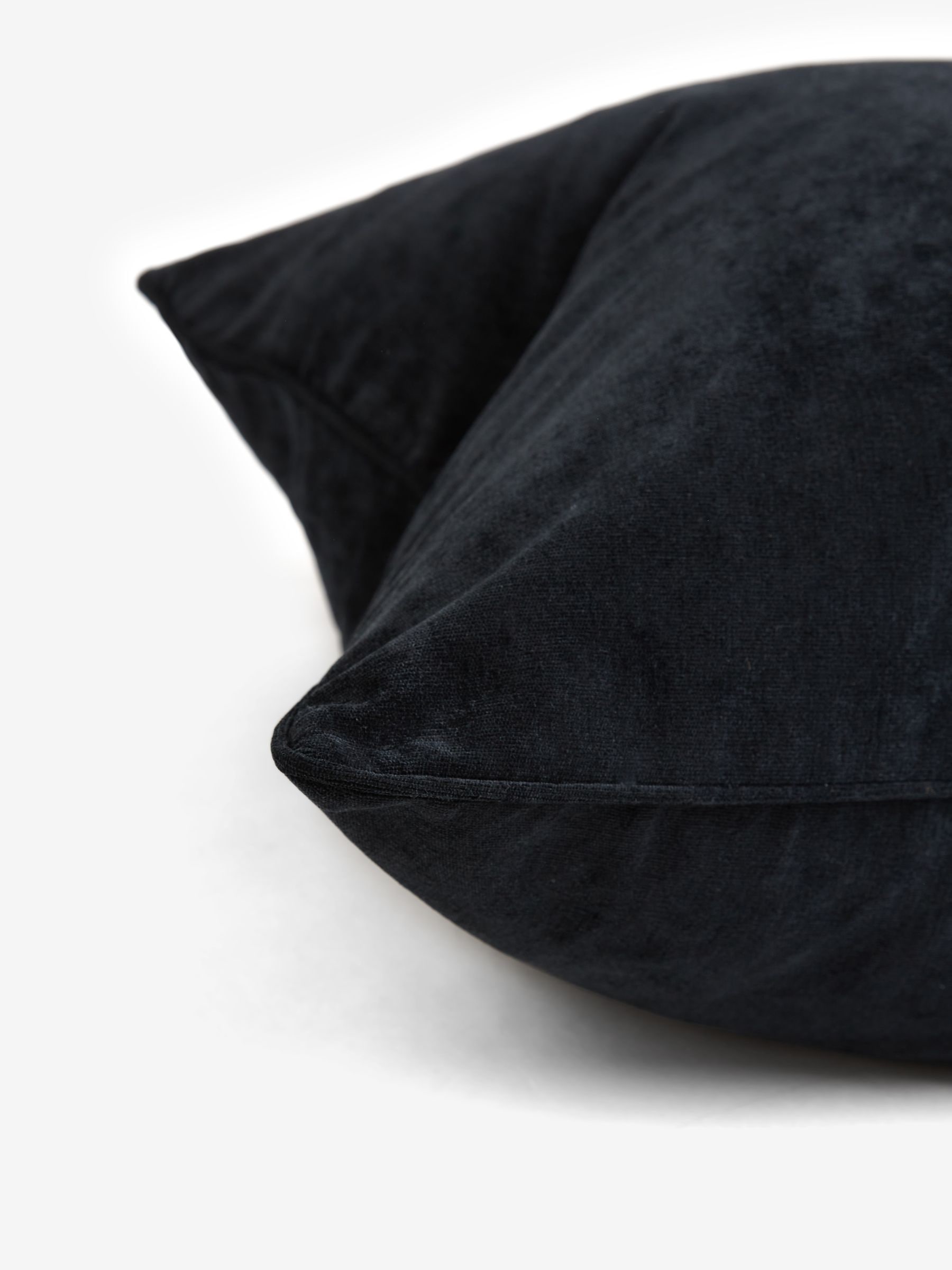 Buy Black 59 x 59cm Soft Velour Cushion from Next South Africa