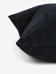 Black 59 x 59cm Soft Velour Cushion - Image 7 of 7