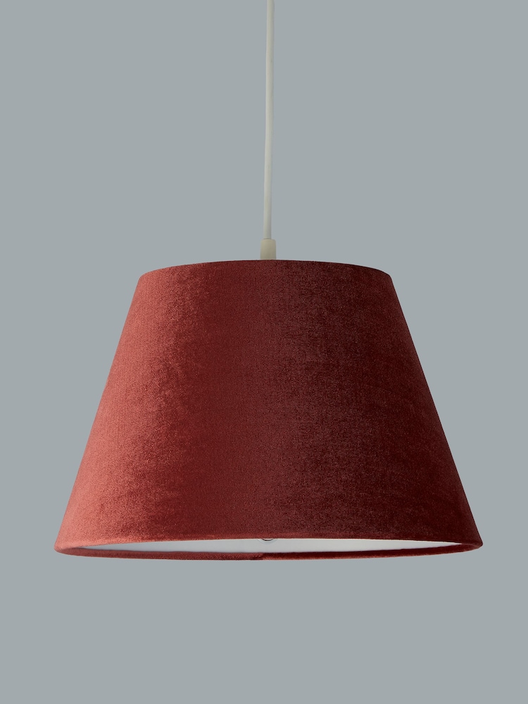Searchlight Cilantro Rose Velvet Tapered Shade - Image 2 of 4