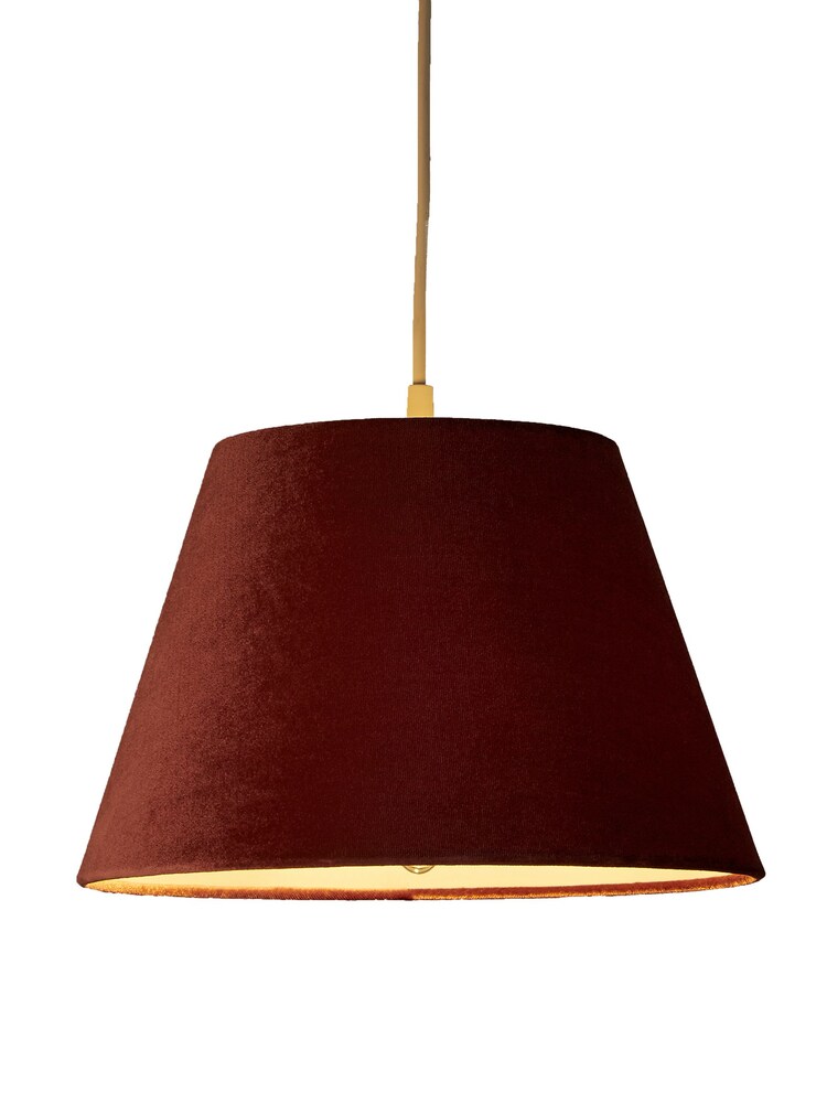 Searchlight Cilantro Rose Velvet Tapered Shade - Image 4 of 4