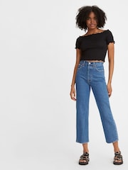 Levi's® Jazz Pop Ribcage Straight Ankle Jeans - Image 6 of 14