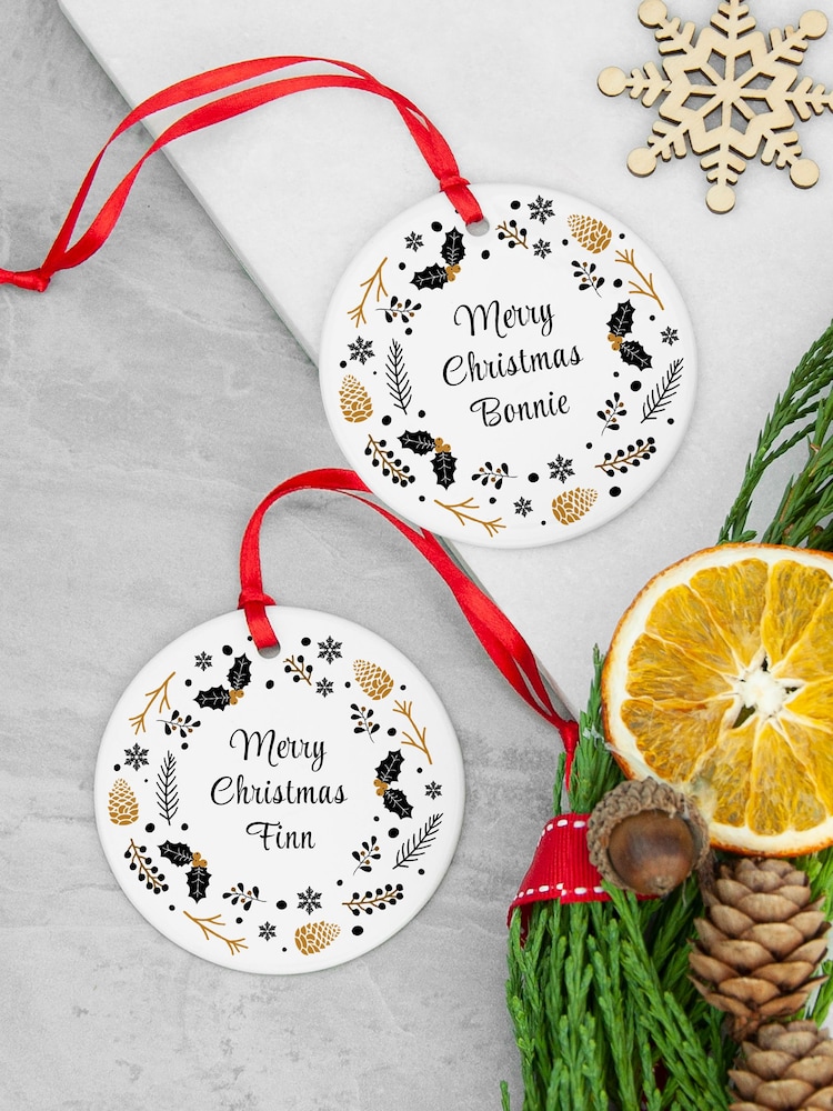 Treat Republic Nordic Wreath Ornament - Image 2 of 4