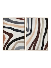 Fifty Five South Assorted Astratto Set of Two Abstract Wall Art - Image 3 of 6