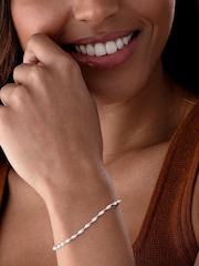 Beaverbrooks Silver Twist Bracelet - Image 3 of 3