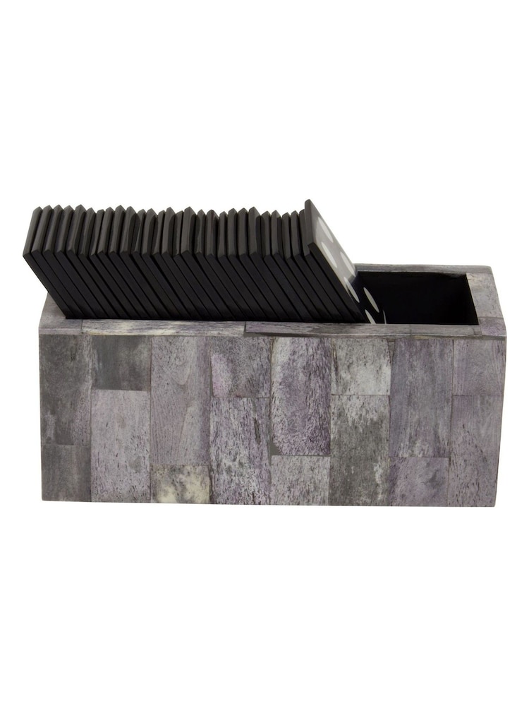 Fifty Five South Grey Black Churchill Games Domino Set - Image 2 of 6
