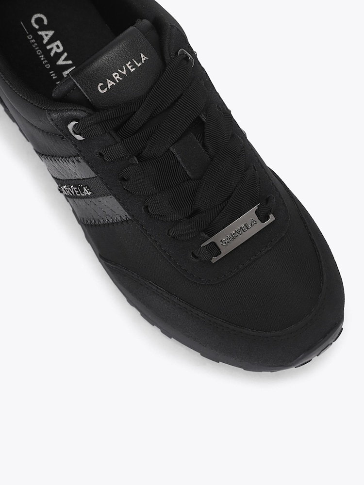 Carvela Black Mio Trainers - Image 4 of 4 Carvela Black Mio Trainers - Image 4 of 4