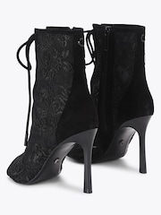 Carvela Corsetta Open Toe Lace Ankle Boots - Image 3 of 4