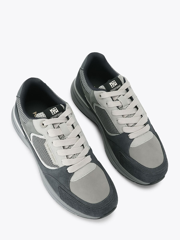 KG Kurt Geiger Grey JETT Trainers - Image 2 of 4 KG Kurt Geiger Grey JETT Trainers - Image 2 of 4