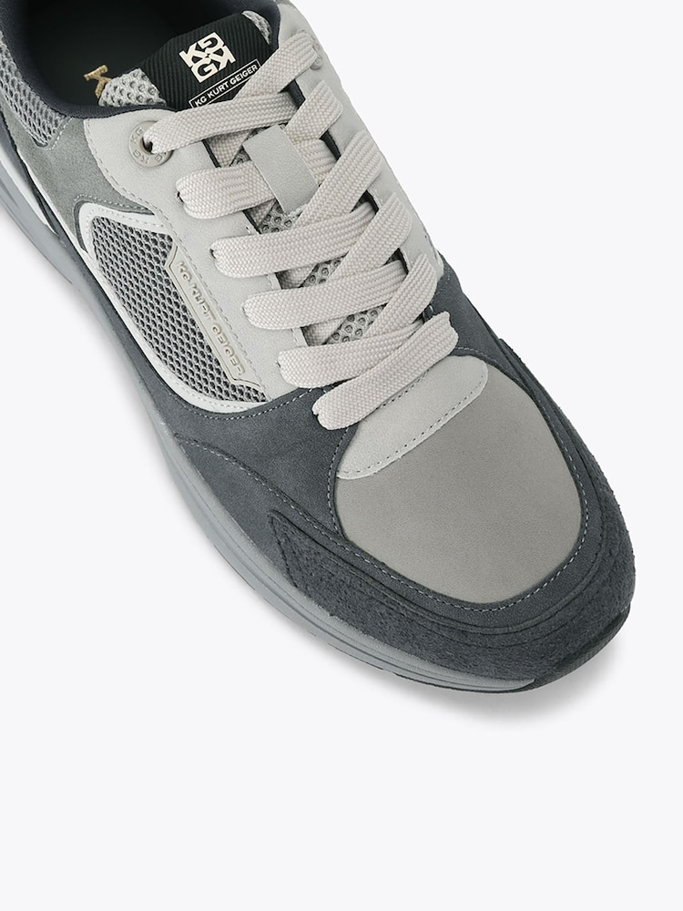 KG Kurt Geiger Grey JETT Trainers - Image 4 of 4 KG Kurt Geiger Grey JETT Trainers - Image 4 of 4