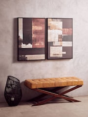 Fifty Five South Set of 2 Astratto Abstract Canvas Wall Art - Immagine 1 di 6