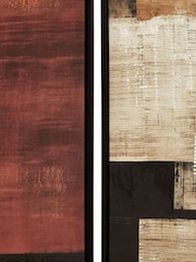 Fifty Five South Set of 2 Astratto Abstract Canvas Wall Art - Immagine 5 di 6