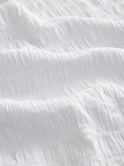 White Short Sleeve Textured T-Shirt - Image 6 of 6