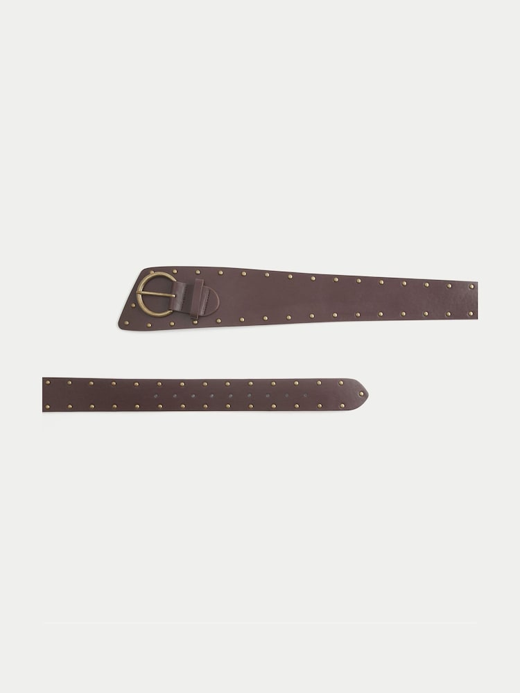 Hollister Brown Aysm Belt - Image 2 of 2 Hollister Brown Aysm Belt - Image 2 of 2