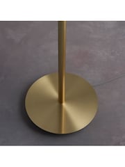 Gallery Home Brown Nanaimo Brass Floor Lamp - Image 6 of 8