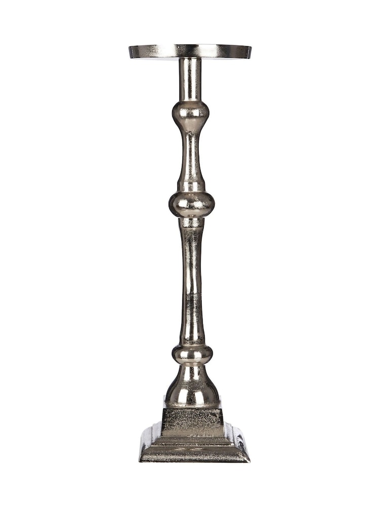 Fifty Five South Silver Kensington Townhouse Pillar Candle Holder - Image 6 of 6 Fifty Five South Silver Kensington Townhouse Pillar Candle Holder - Image 6 of 6