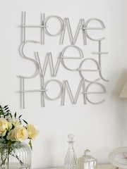 Art For The Home White Sweet Home Wall Art - Image 1 of 1