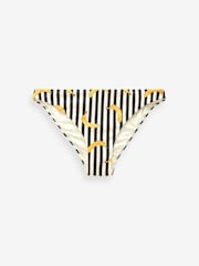Rockett St George Monochrome Banana Print High Leg Bikini Bottoms - Image 6 of 6