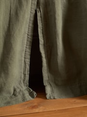 Rideaux à bouclettes doublés en lin de la boutique Secret Linen Store - Image 2 sur 3