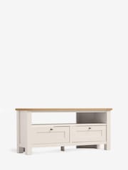 Cream Malvern Oak Effect Corner TV Unit, Up to 46 Inch - Image 6 of 8