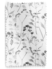 Grey Isla Floral Made to Measure Roller Blind - Image 3 of 6