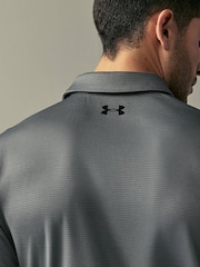 Under Armour Grey/Black Golf Tech Polo Shirt - Image 5 of 7