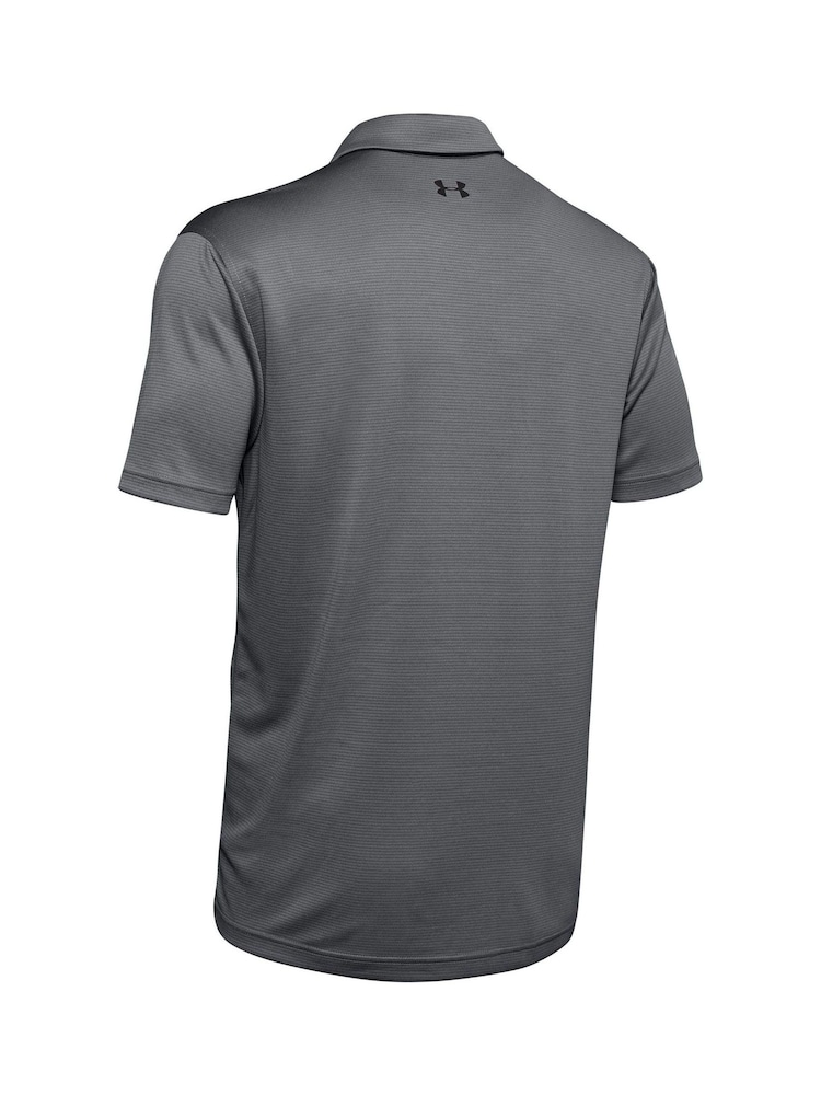 Under Armour Grey/Black Golf Tech Polo Shirt - Image 7 of 7