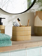 Ochre Yellow Tile Toothbrush Holder - Image 1 of 4