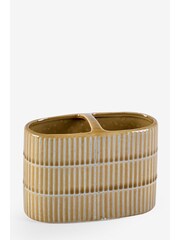 Ochre Yellow Tile Toothbrush Holder - Image 3 of 4