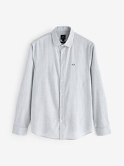 Armani Exchange Light Blue Ripple Shirt - Image 5 of 5