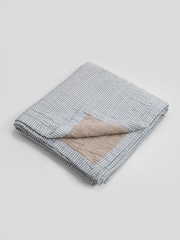 Secret Linen Store Sidney Stripe Quilted Throw - 4의 이미지 4