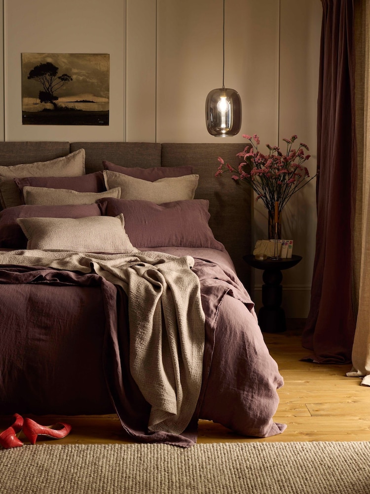 Secret Linen Store Cocoa Linen Duvet Cover - Image 1 of 2 Secret Linen Store Cocoa Linen Duvet Cover - Image 1 of 2