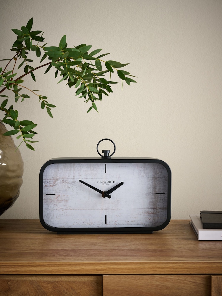 Black Brompton Mantel Clock - Image 1 of 4