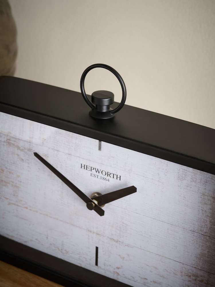 Black Brompton Mantel Clock - Image 2 of 4