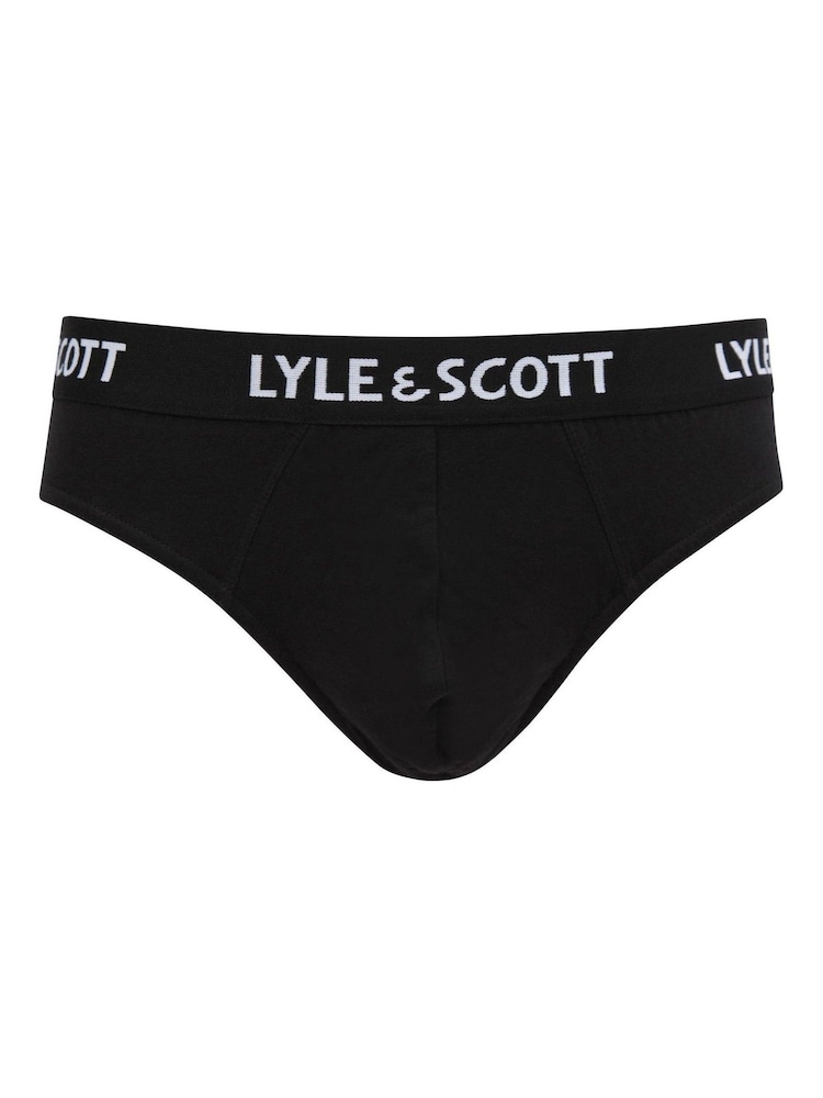 Lyle & Scott Black Core Briefs 3 Pack - Image 2 of 3