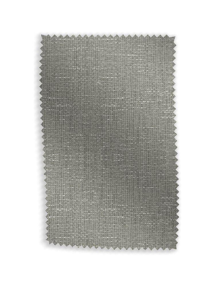 Grey Chunky Weave Made To Measure Curtains - Image 9 of 9