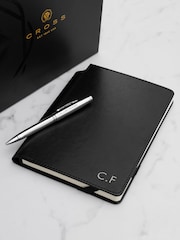 Personalised Luxury Cross Journal and Pen Gift Set with Silver Detailing by Treat Republic - Image 3 of 5