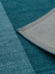 Asiatic Rugs Teal Blue Blox Colourblock Rug - Image 4 of 5