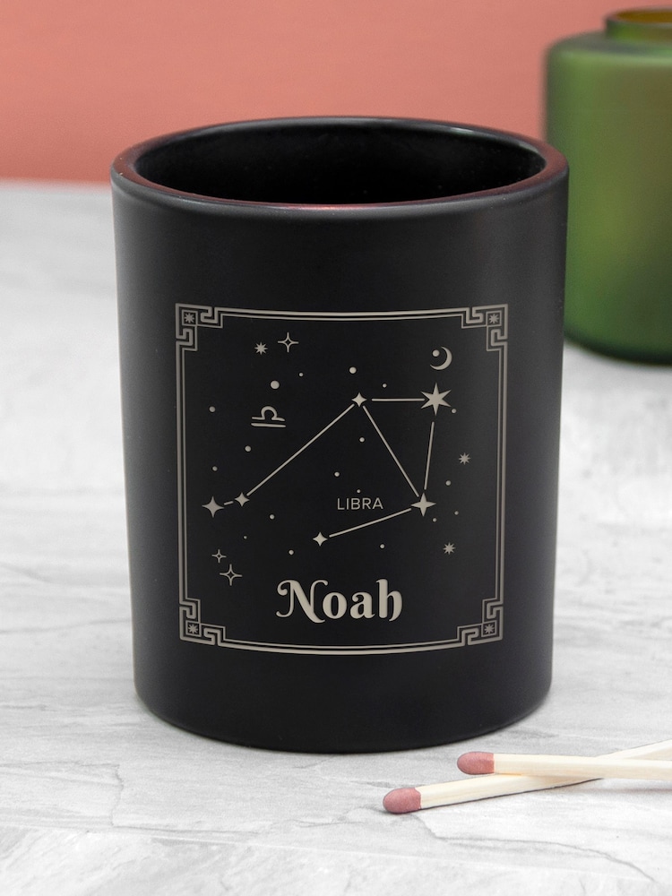 Personalised Zodiac Candle Holder by Treat Republic - Image 1 of 3