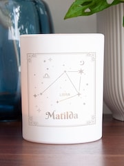 Personalised Zodiac Candle Holder by Treat Republic - Image 2 of 3