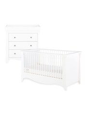 CuddleCo White Ash 1 Cashmere Clara Nursery Furniture Set 2 Piece - Image 5 of 7
