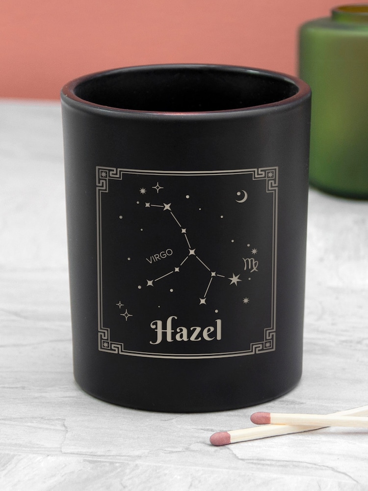 Personalised Zodiac Candle Holder by Treat Republic - Image 2 of 3