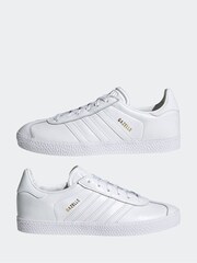 adidas Originals Gazelle Junior Trainers - Image 3 of 11