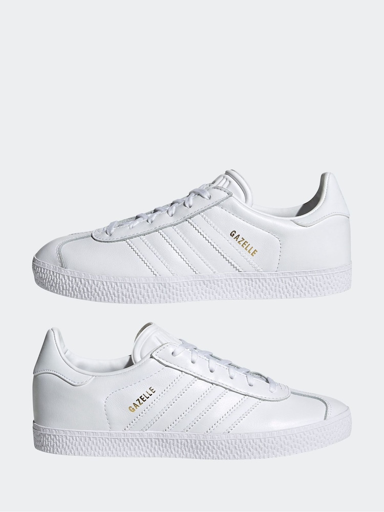 adidas Originals Gazelle Junior Trainers - Image 3 of 11