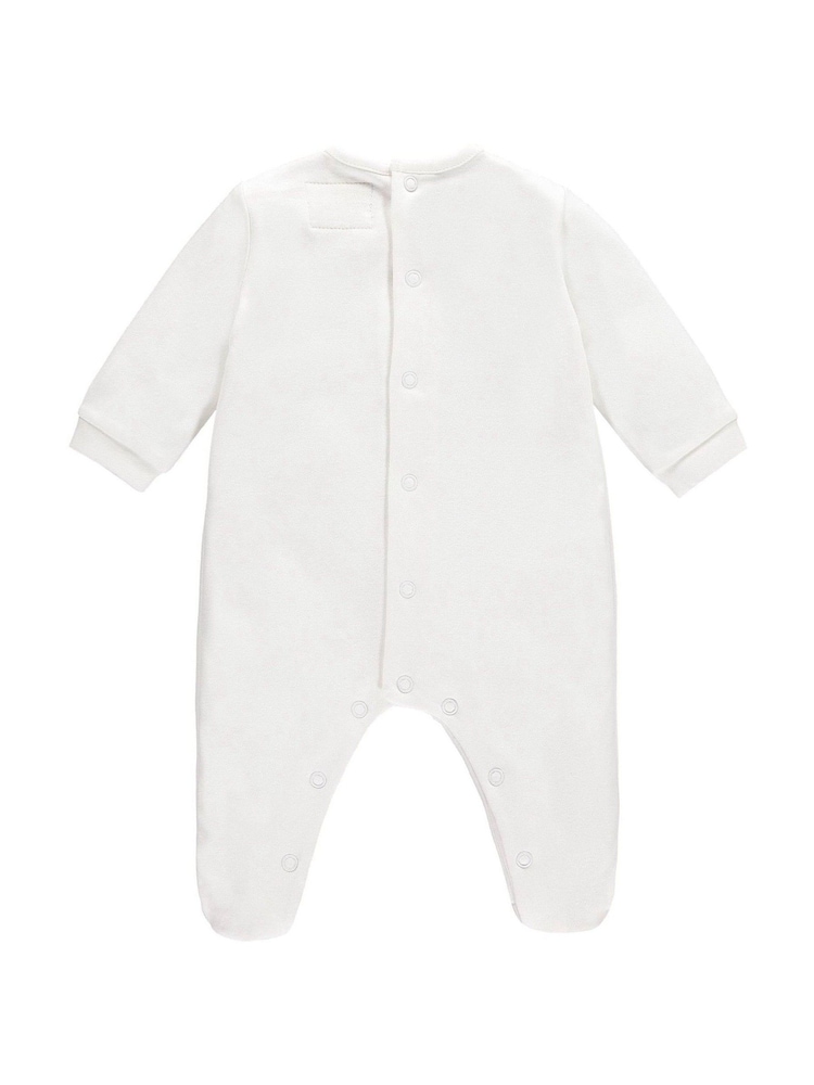 Emile et Rose 100% Cotton All in One With Embroidered Yoke & Hat - Image 2 of 4