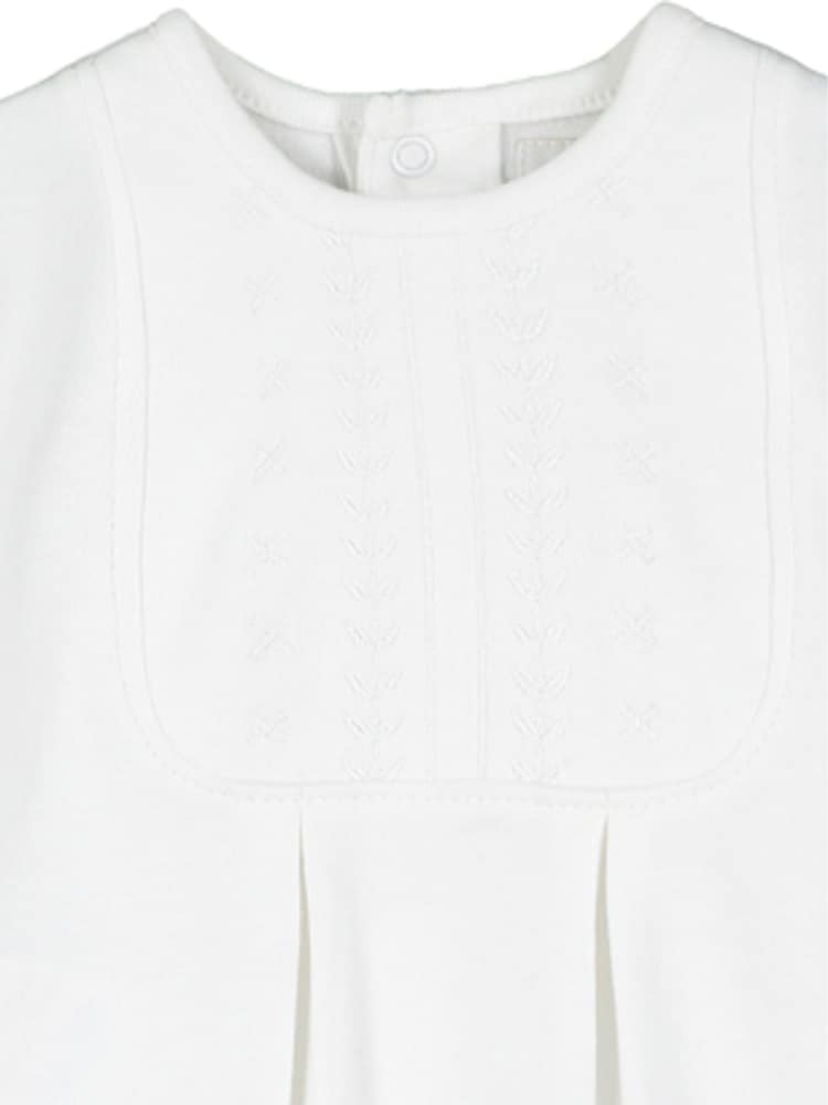 Emile et Rose 100% Cotton All in One With Embroidered Yoke & Hat - Image 4 of 4
