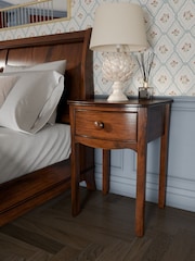 Laura Ashley Dark Broughton Bedside Table - Image 1 of 4