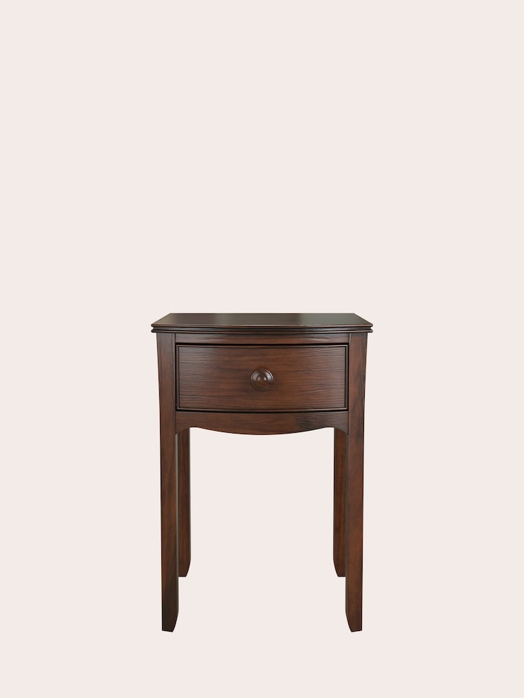 Laura Ashley Dark Broughton Bedside Table - Image 2 of 4