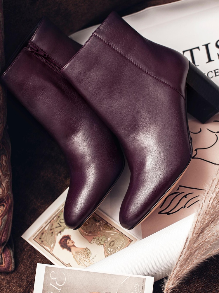 Jones Bootmaker Neptune Leather Heeled Ankle Boots - Image 2 of 7