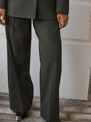 Dark Green Rochelle Humes Tailored Straight Leg Trousers - Image 3 of 6