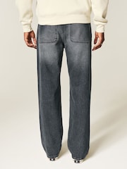 Hollister Black Washed Baggy Jeans - Image 3 of 4